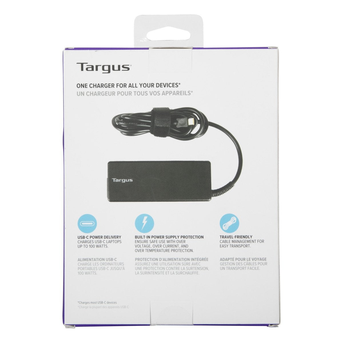 Targus - APA108EU adaptador e inversor de corriente Interior 100 W Negro