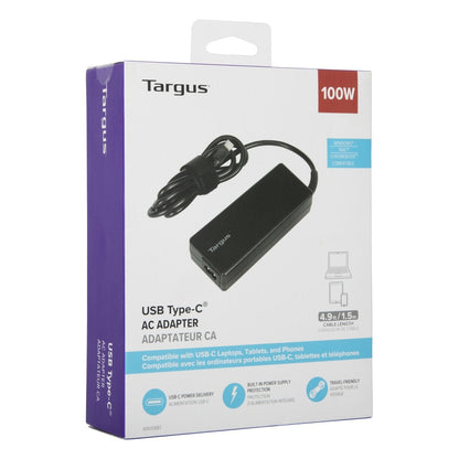 Targus - APA108EU adaptador e inversor de corriente Interior 100 W Negro