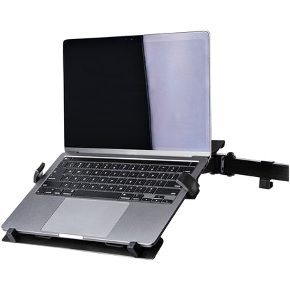 StarTech.com - Bandeja VESA para Ordenador Portátil - Soporte Ajustable con Brazo de Monitor para Ordenador Portátil (4 5kg) - con Perforaciones VESA de 75x75 100x100 - Ventilado