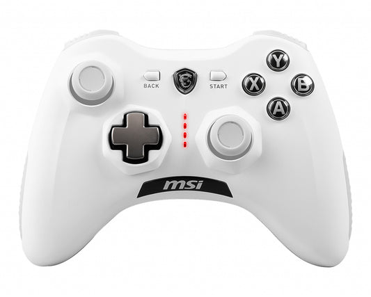 MSI - S10-43G0040-EC4 mando y volante Blanco USB 2.0 Gamepad Analógico/Digital Android  PC