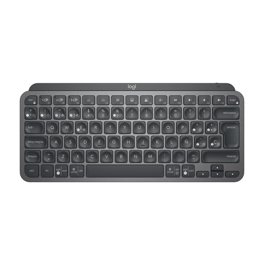 Logitech - MX Keys Mini for Business teclado Oficina RF Wireless + Bluetooth QWERTY Español Grafito