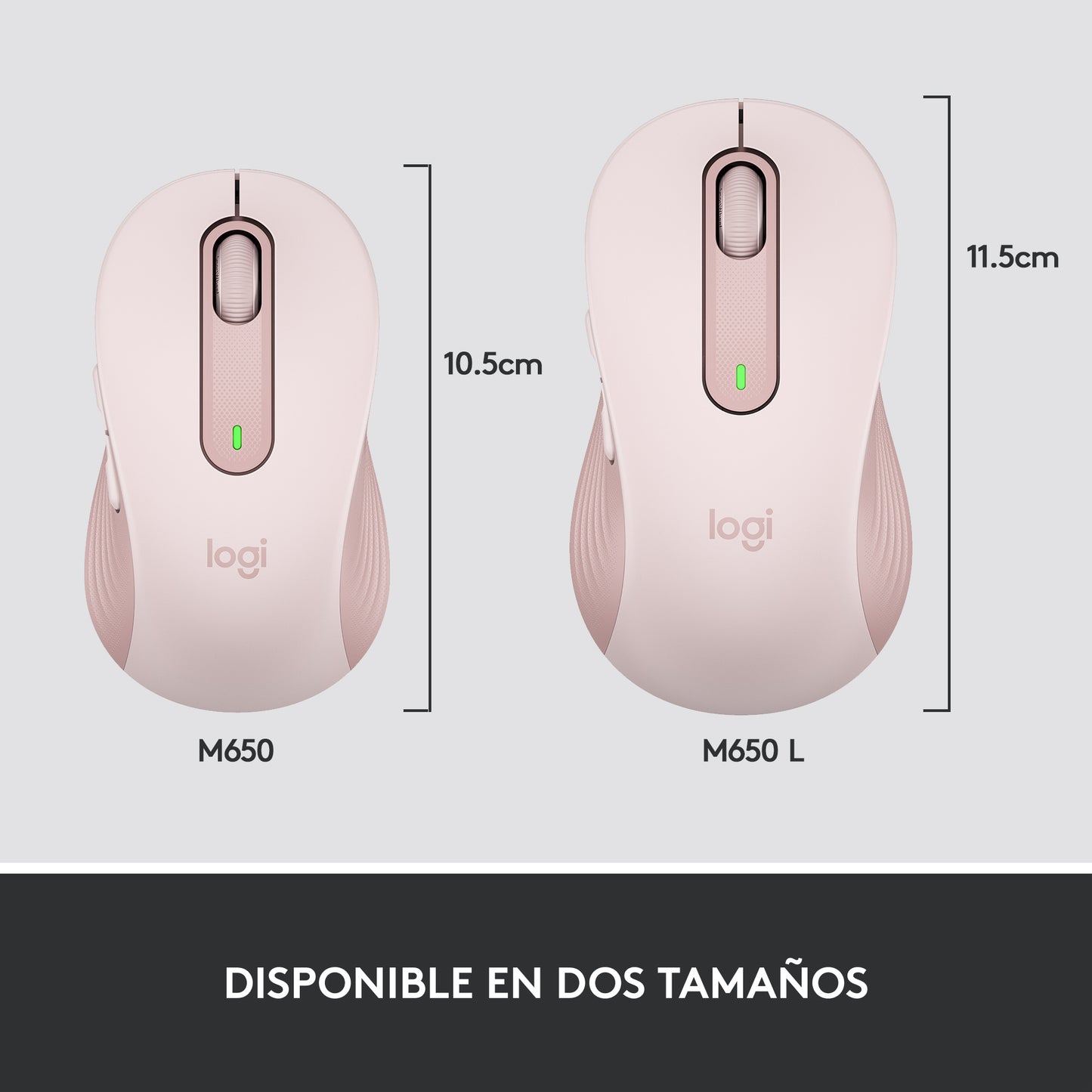 Logitech - Signature M650 ratón Oficina mano derecha RF Wireless + Bluetooth Óptico 4000 DPI