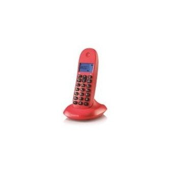 Motorola - C1001 Teléfono DECT Identificador de llamadas Cherry (fruit)