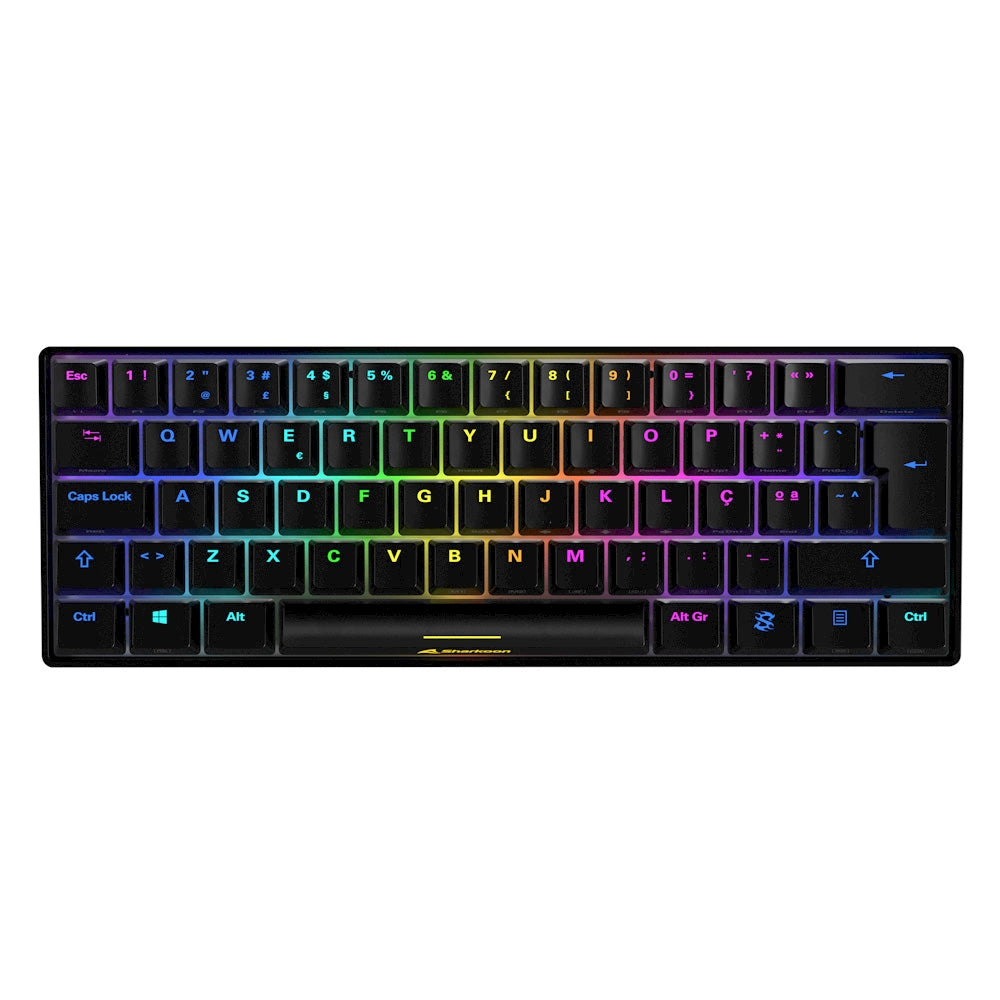 Sharkoon - SGK50 S4 teclado Juego USB QWERTY Español Negro