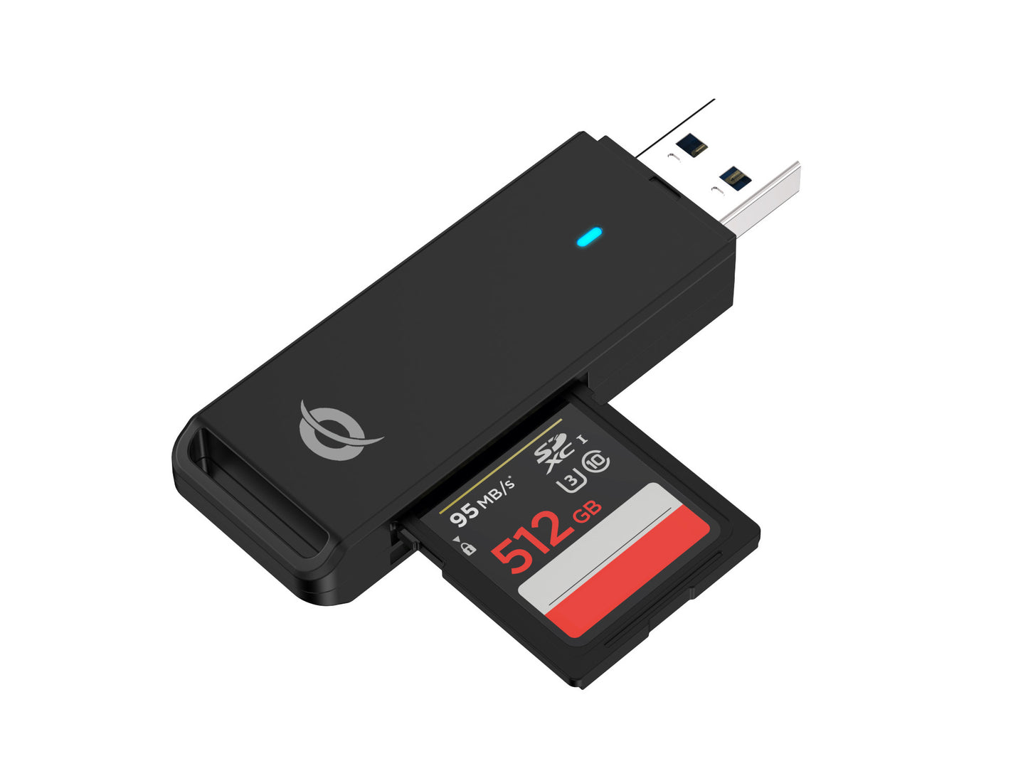 Conceptronic - BIAN02B lector de tarjeta USB 3.2 Gen 1 (3.1 Gen 1) Type-A Negro