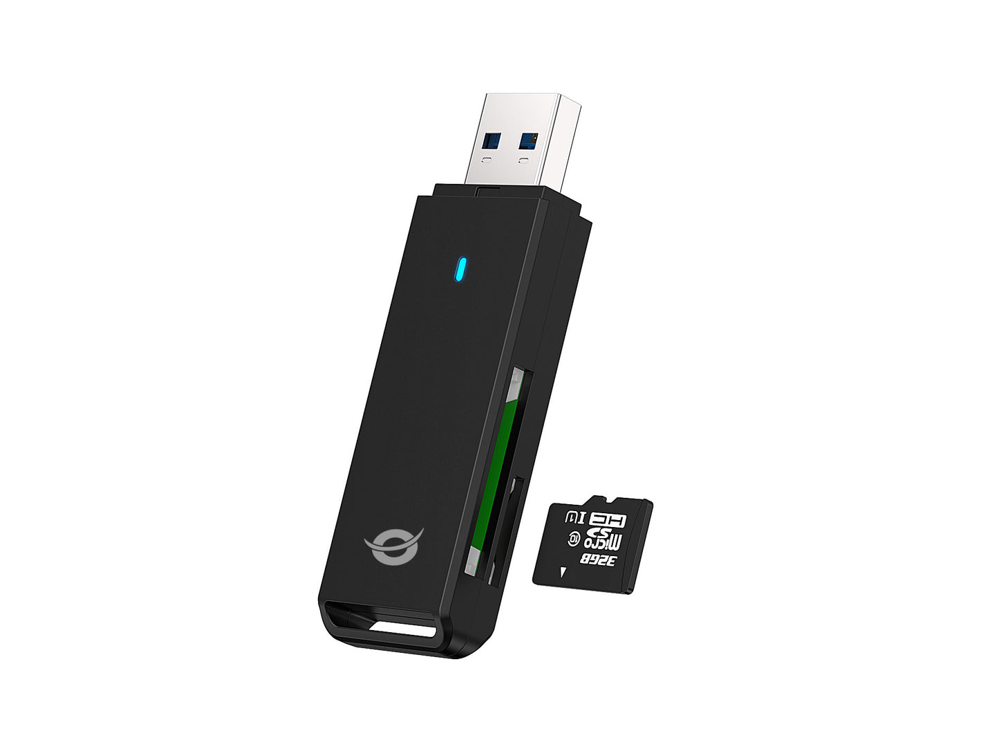 Conceptronic - BIAN02B lector de tarjeta USB 3.2 Gen 1 (3.1 Gen 1) Type-A Negro