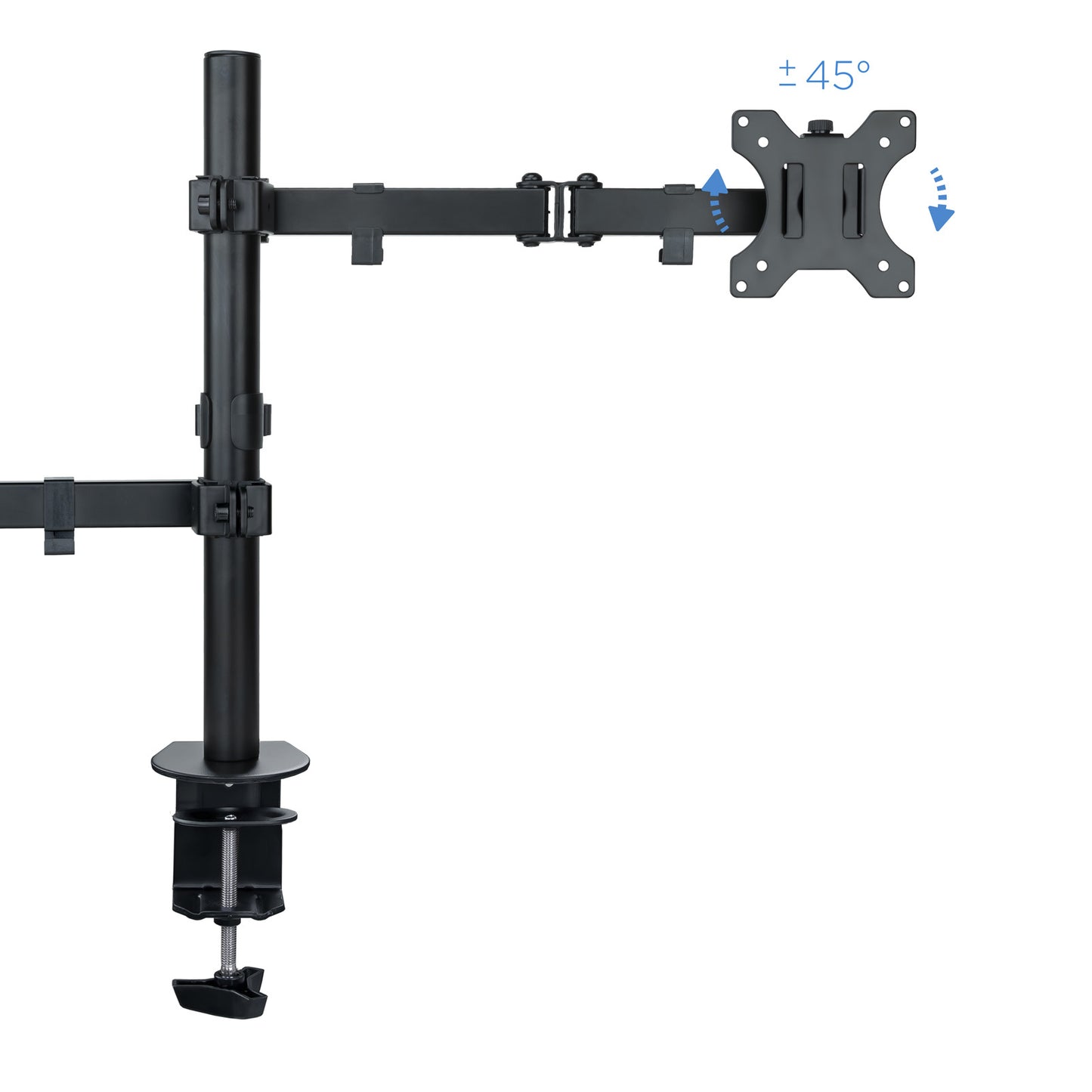 TooQ - Soporte de mesa para pantalla 13"-32" y portátil