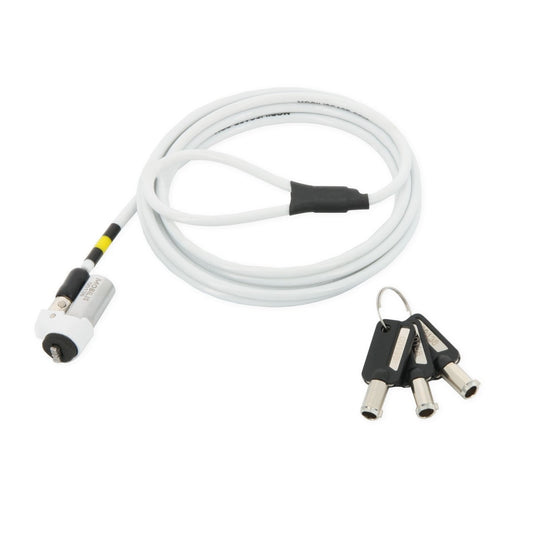 Mobilis - 001328 cable antirrobo Blanco 1 8 m