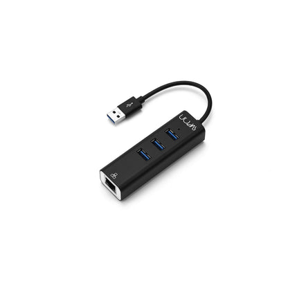 Sveon - SCT240 hub de interfaz USB 3.2 Gen 1 (3.1 Gen 1) Type-A 5000 Mbit/s Negro