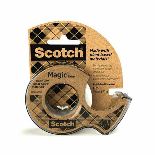 Scotch - Magic 20 m Acrílico  Papel  Plástico Marrón