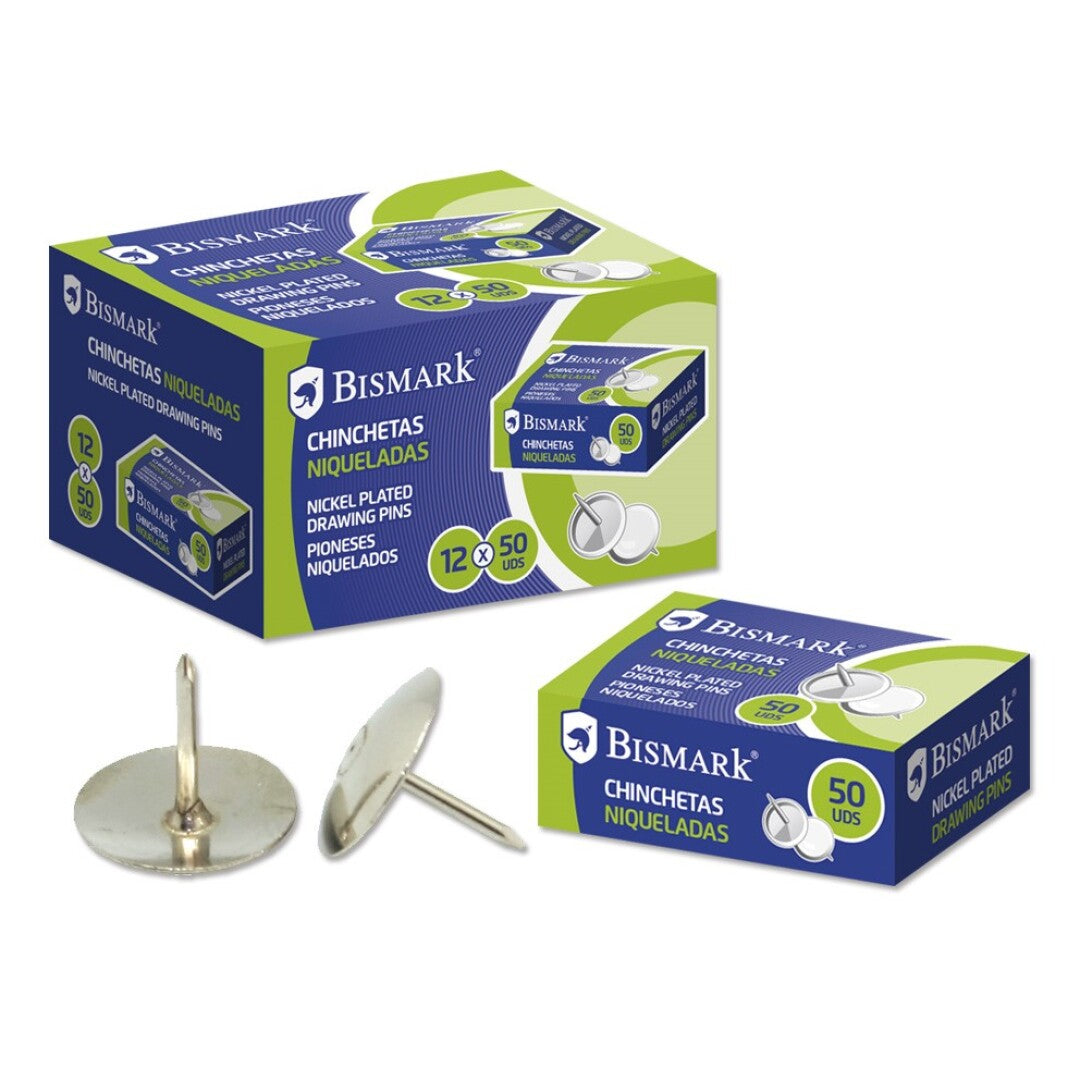 Bismark - 318392 chincheta Acero inoxidable 50 pieza(s)