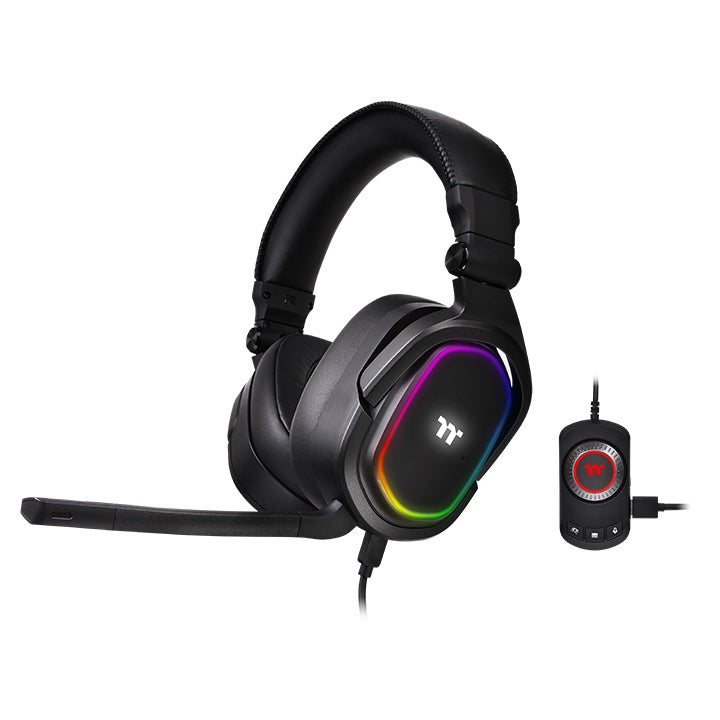 Thermaltake - ARGENT H5 RGB Auriculares Alámbrico Diadema Juego Negro