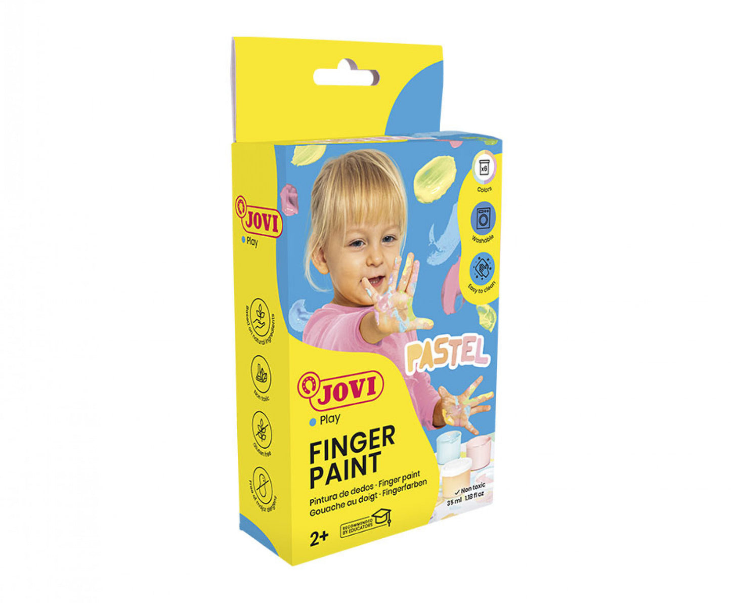 Jovi - pintura de dedos lavable Multi - 6 pieza(s) de Pack de 6 unidades - 540P