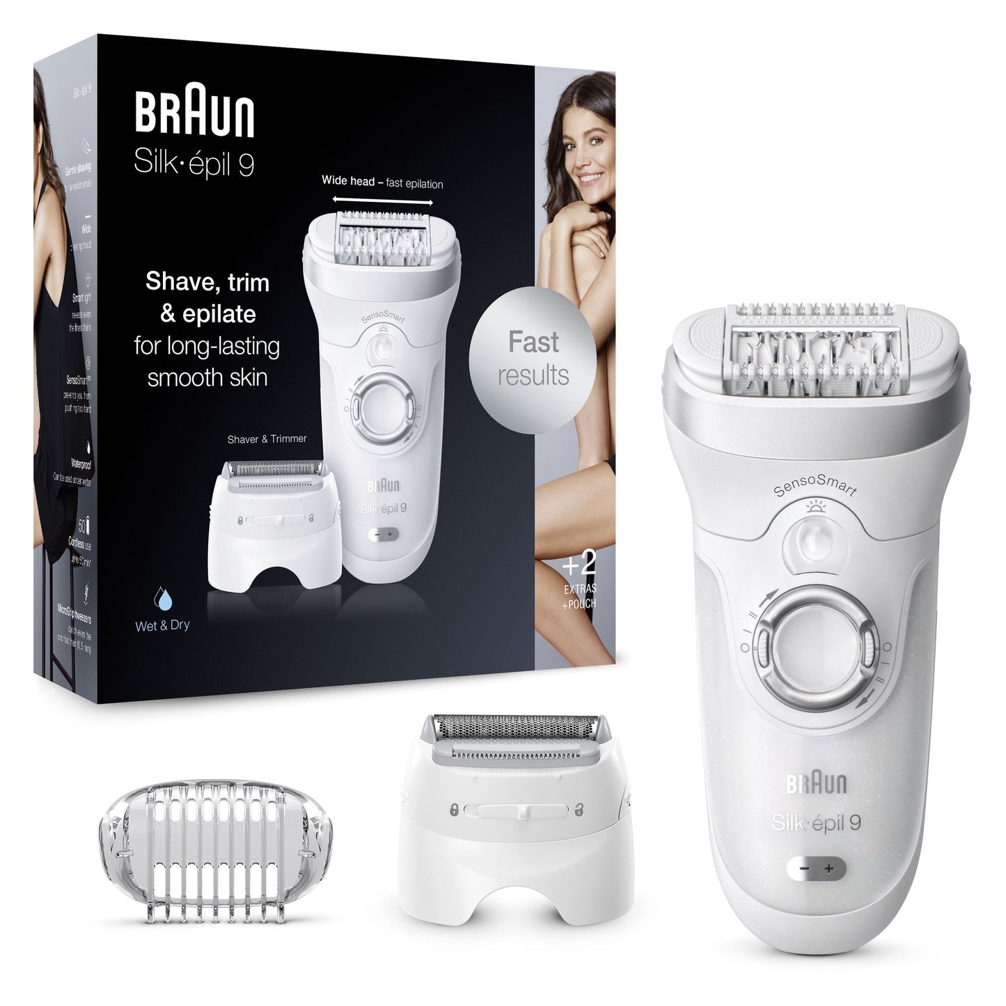 Braun - Silk-épil 9 9-705 40 pinzas Blanco