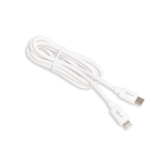 iggual - IGG317761 cable de conector Lightning 1 m Blanco