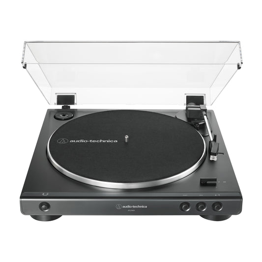 Audio-Technica - AT-LP60X Tocadiscos de tracción por correa Negro Totalmente automático