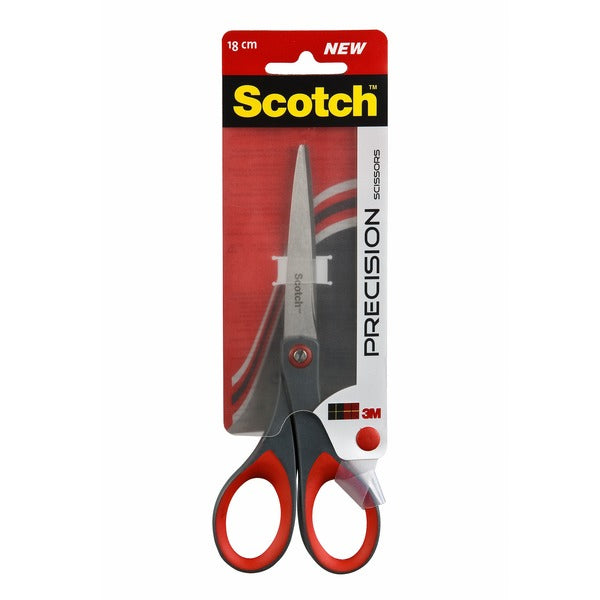 Scotch - SCPR18 tijera de escritorio y manualidades Tijeras de oficina Corte recto Gris  Rojo