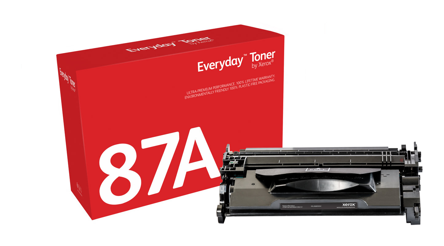 Everyday El tóner ™ Negro de Xerox es compatible con HP 87A (CF287A), Capacidad estándar