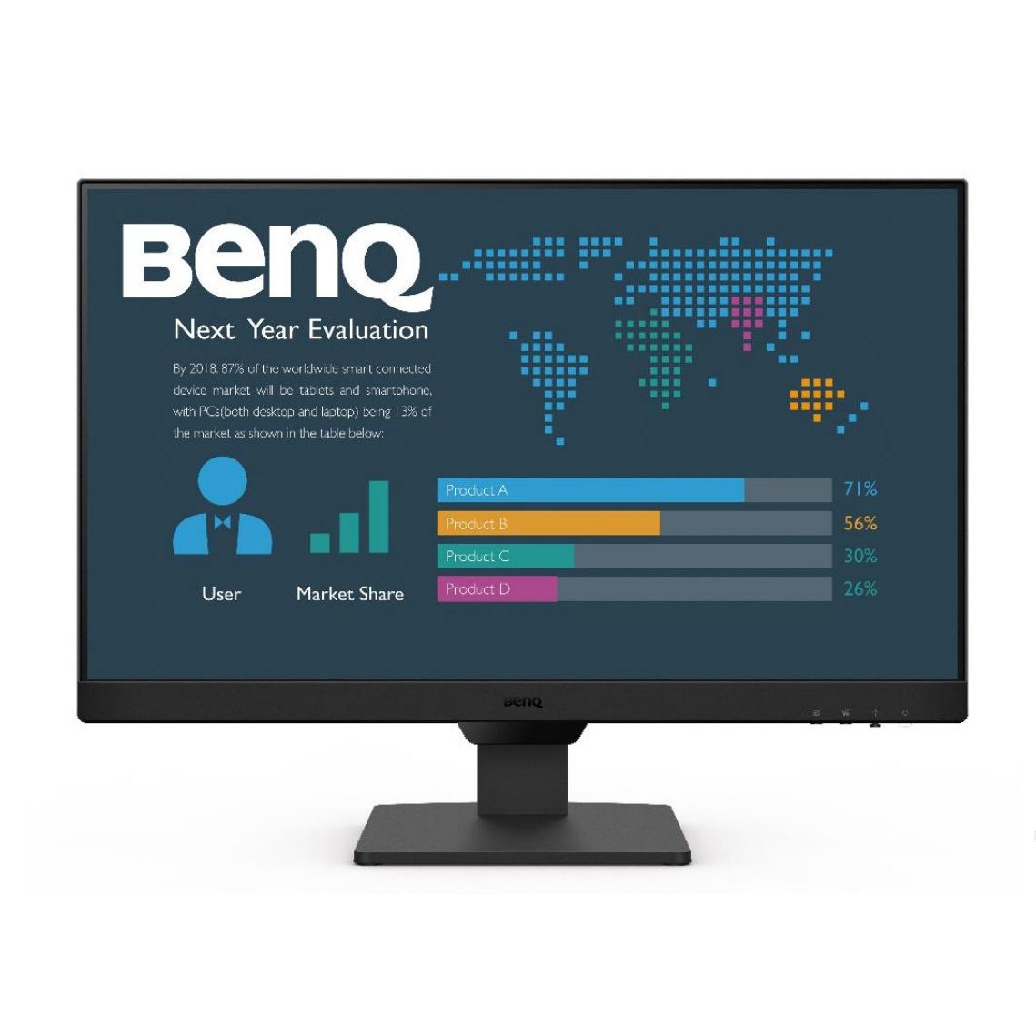 BenQ - BL2490 pantalla para PC 60 5 cm (23.8") 1920 x 1080 Pixeles Full HD Negro