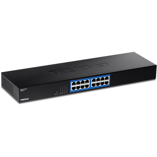 Trendnet - TEG-S17 switch Gigabit Ethernet (10/100/1000) Negro