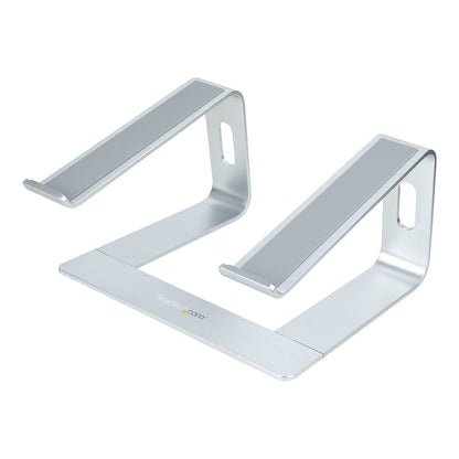 StarTech.com - Soporte de Escritorio para Portátil  Soporta 5kg  de Aluminio  Color Plata  Base Riser Elevador Ergonómico para Portátil  para Macbook Air/Pro  Dell XPS  Lenovo