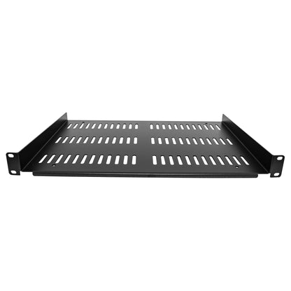 StarTech.com - Estante Ventilado 1U para Armario Rack de Servidores - Bandeja Universal Voladiza para Montaje en Rack de 19" - Capacidad de 25kg - de 12" (30 5cm) de Profundidad