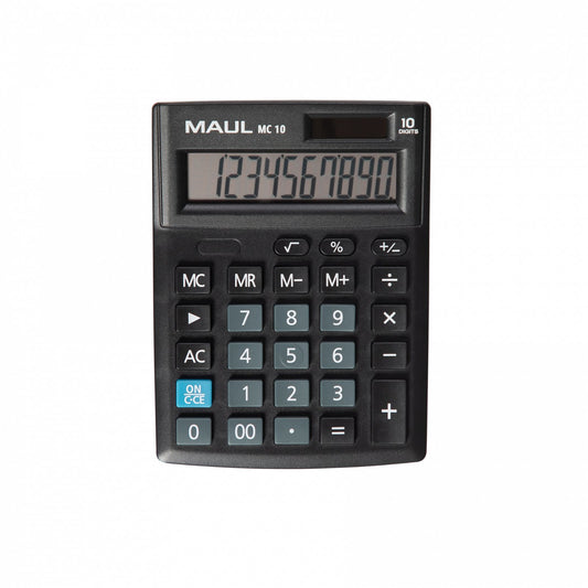 MAUL - MC 10 calculadora Bolsillo Pantalla de calculadora Negro