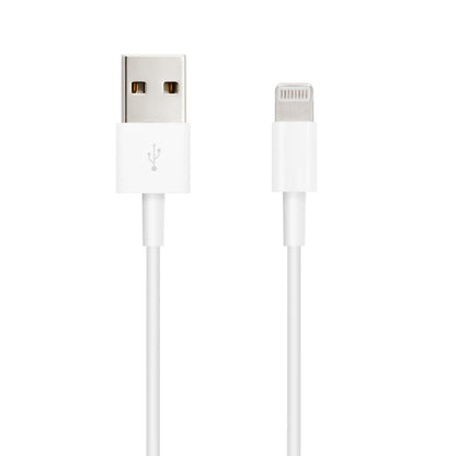 Nanocable - Cable Lightning a USB-A  Lightning/M -USB A/M  Blanco  50 cm