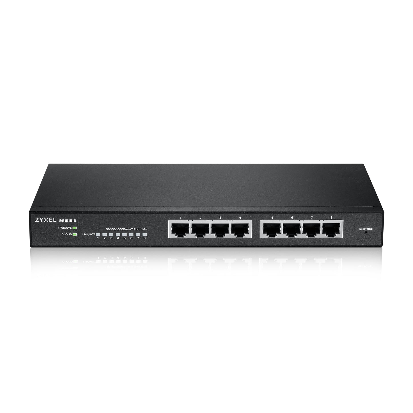 Zyxel - GS1915-8 Gestionado L2 Gigabit Ethernet (10/100/1000) Negro