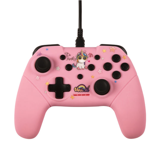 Konix - Be Funky Rosa USB Gamepad Nintendo Switch  PC