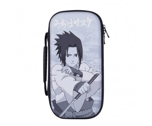 Konix - Naruto Sasuke Funda protectora rígida Nintendo Negro  Gris  Blanco