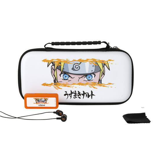 Konix - Naruto Funda protectora rígida Nintendo EVA (Etileno Acetato de Vinilo) Blanco