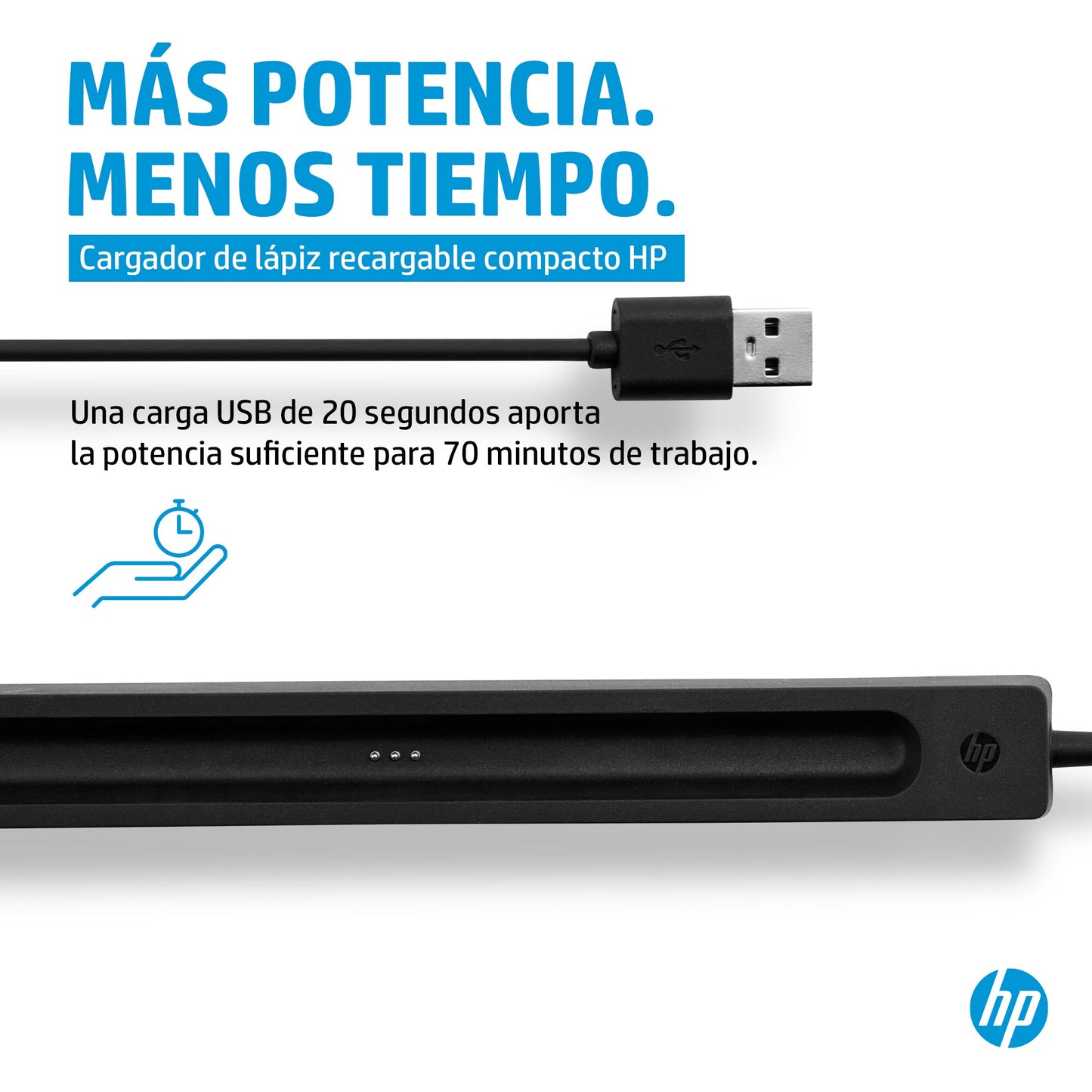 HP - Cargador de lápiz recargable Slim