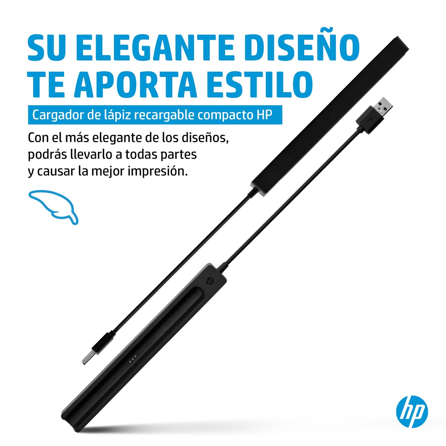 HP - Cargador de lápiz recargable Slim