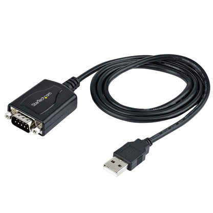 StarTech.com - Cable de 91cm USB a Serie con Retención de Puerto COM  Conversor DB9 RS232 Macho a USB  Adaptador USB a Serie para PLC/Impresora/Escáner  Chipset Prolific  Win/Mac