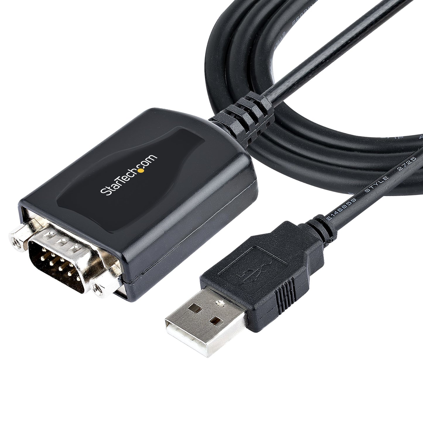 StarTech.com - Cable de 91cm USB a Serie con Retención de Puerto COM  Conversor DB9 RS232 Macho a USB  Adaptador USB a Serie para PLC/Impresora/Escáner  Chipset Prolific  Win/Mac