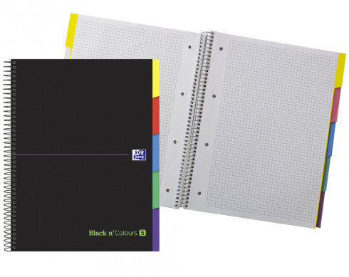 Oxford - Europeanbook 5 cuaderno y block A4+ 100 hojas Negro  Verde 400088331