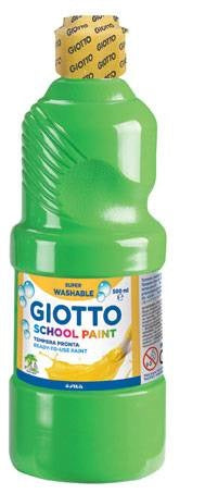 Giotto - School Paint pintura a base de agua Verde 500 ml Botella 1 pieza(s)