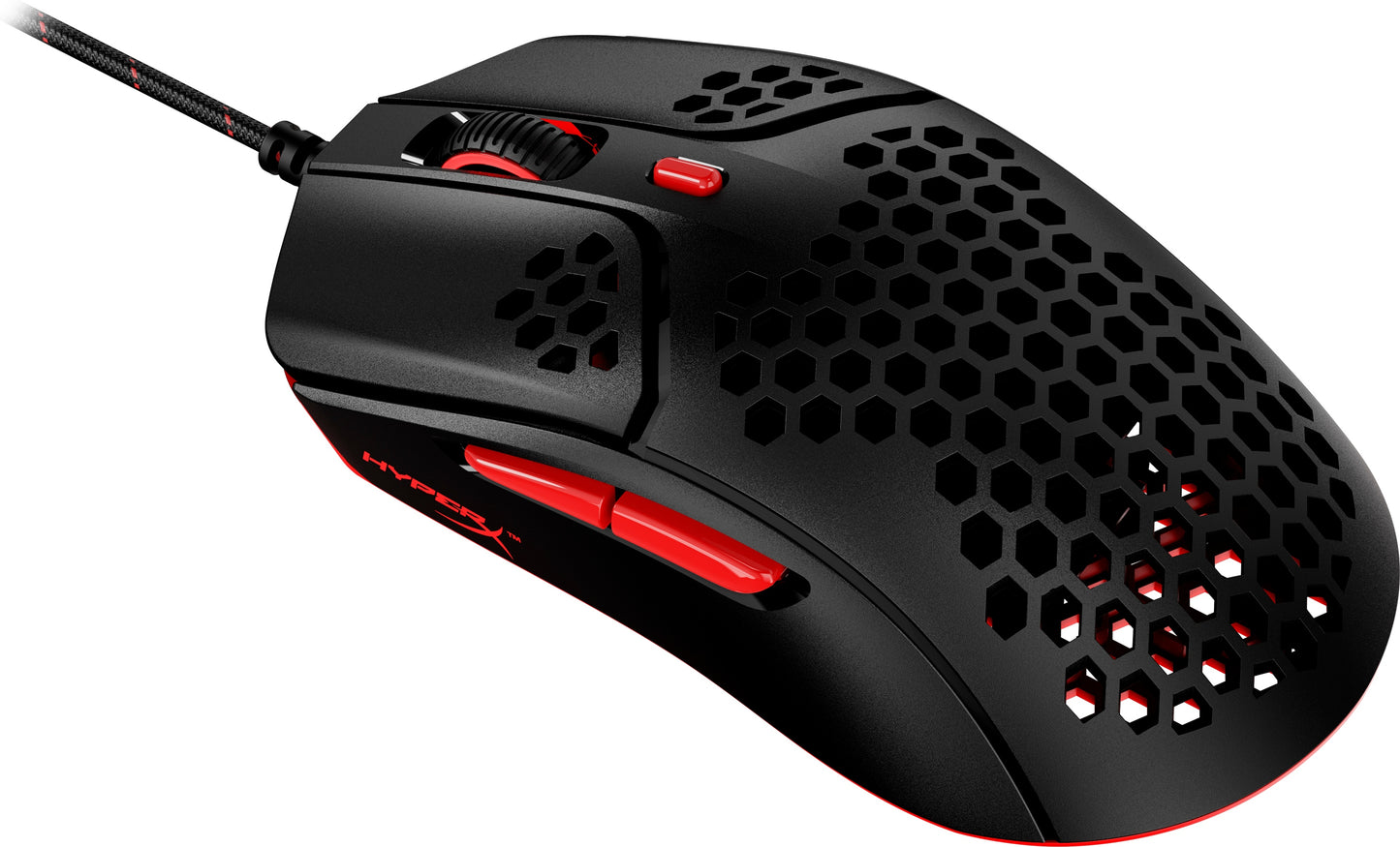 HyperX - HP HYPERX PULSEFIRE HASTE BLACKRED - MOUSE  -  4P5E3AA