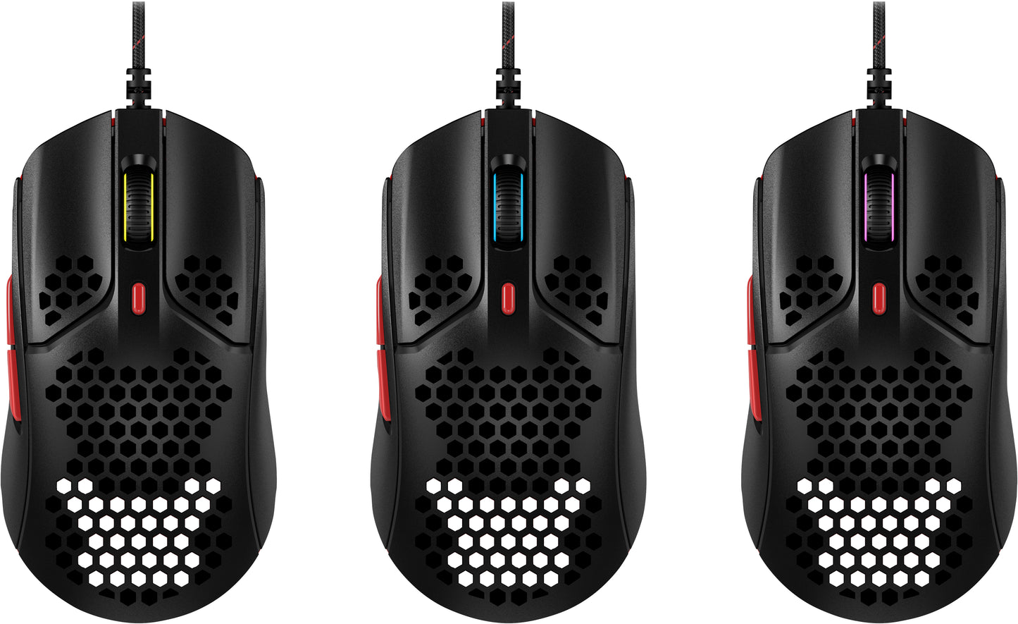 HyperX - HP HYPERX PULSEFIRE HASTE BLACKRED - MOUSE  -  4P5E3AA