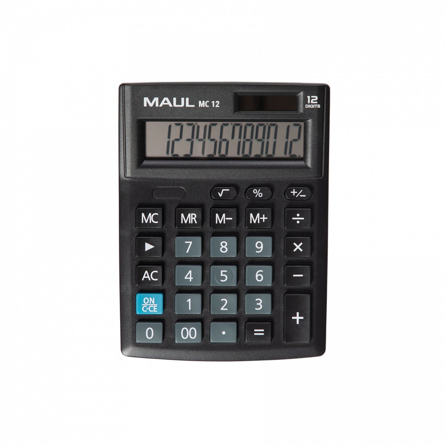 MAUL - MC 12 calculadora Bolsillo Pantalla de calculadora Negro