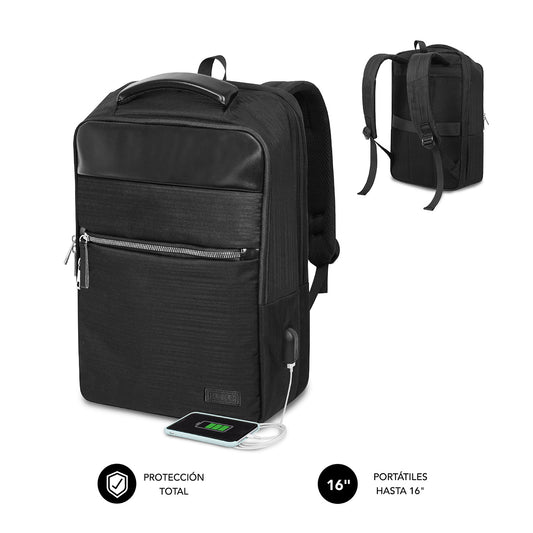 SUBBLIM - Mochila de negocios Business V2 AP Backpack 16" Negro