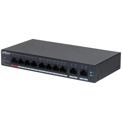 Dahua Technology - DH-CS4010-8GT-110 switch Gestionado L2 Gigabit Ethernet (10/100/1000) Energía sobre Ethernet (PoE) Negro