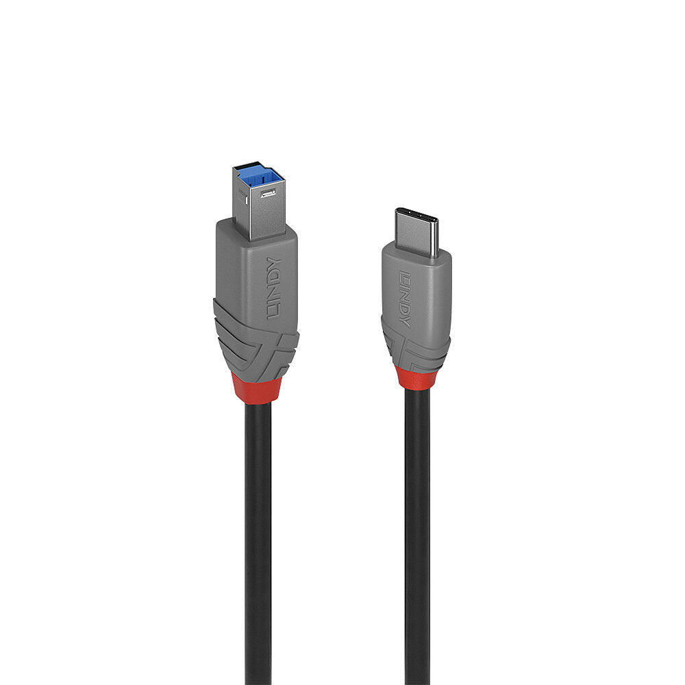 Lindy - 36666 cable USB 1 m USB 3.2 Gen 1 (3.1 Gen 1) USB C USB B Negro