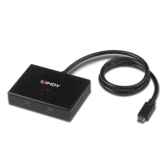 Lindy - 43329 hub de interfaz USB 3.2 Gen 1 (3.1 Gen 1) Type-C 5000 Mbit/s Negro