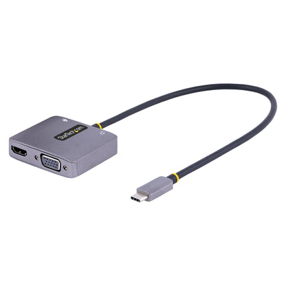 StarTech.com - Adaptador de Vídeo USB C  Adaptador Multipuertos USB Tipo C a HDMI VGA con Salida de Audio de 3 5mm  HDR 4K a 60Hz  PD 3.0 de 100W  Compatible con Thunderbolt 3/4