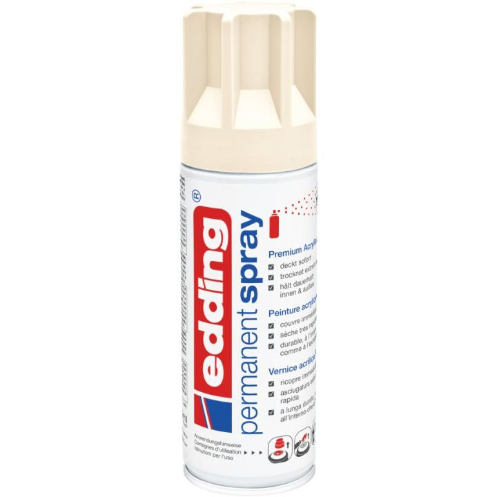 Edding - 5200 pintura acrílica 200 ml Marfil Bote de spray Botella