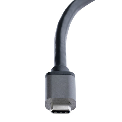 StarTech.com - Adaptador USB-C a HDMI Doble - Hub MST USB Tipo C - Divisor Extensor de Monitor HDMI 4K 60Hz para Portátil - HDR - con Cable Incorporado Extra Largo - Solamente para Windows