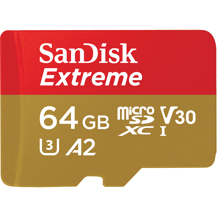 SanDisk - Extreme 64 GB MicroSDXC UHS-I Clase 10