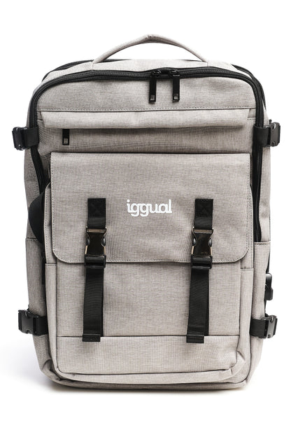 iggual - Mochila portátil 17" All-Round Urban Gris